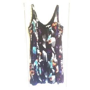 Multi colored Pleated dress.